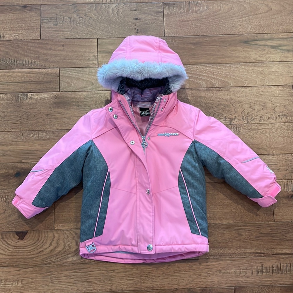 ZeroXPosur Girls Winter Jacket - Pink - Heavy Weight - Size 4/5